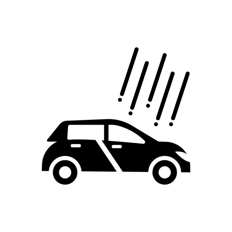 Hagelschaden am Auto 