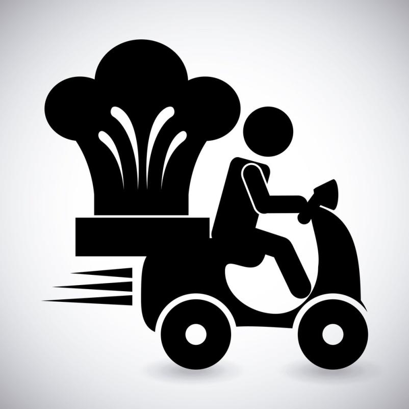 Dostavljalec hrane v Ljubljani