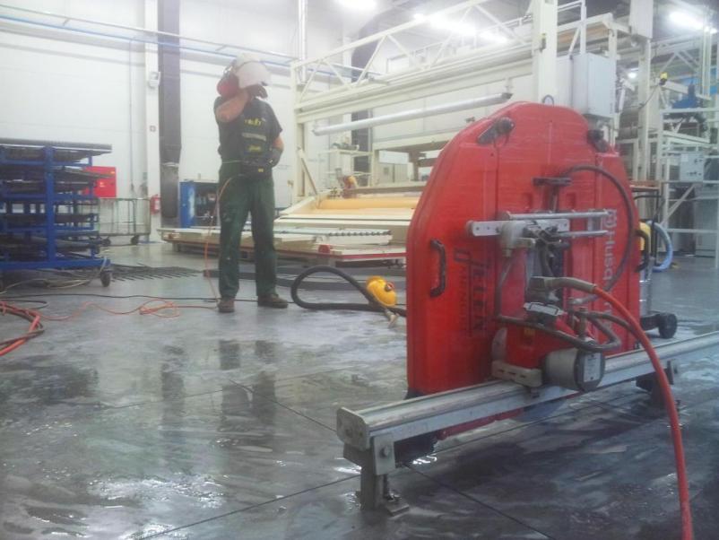 Rezanje in vrtanje betona z diamantnimi orodji Slovenija