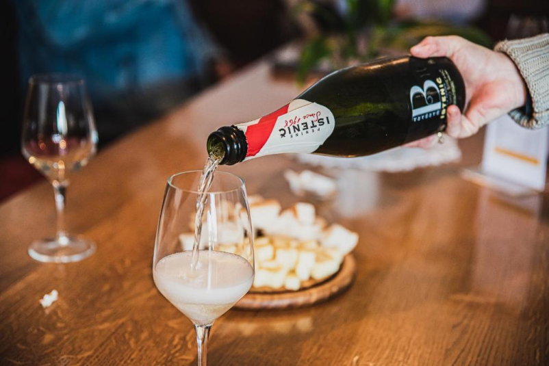 Degustacija penine Istenič