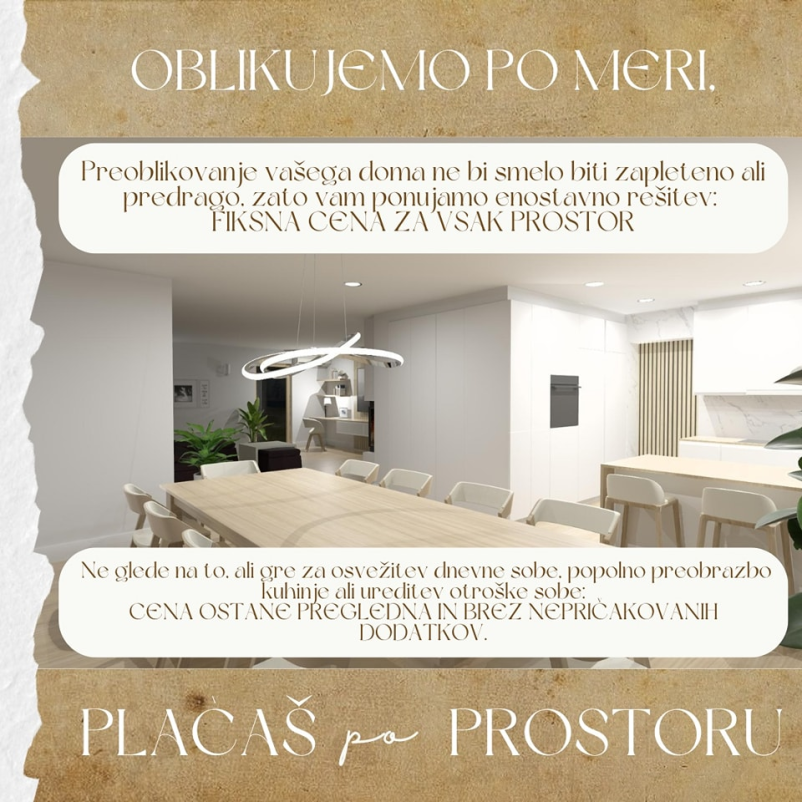 Vizualizacija notranje opreme