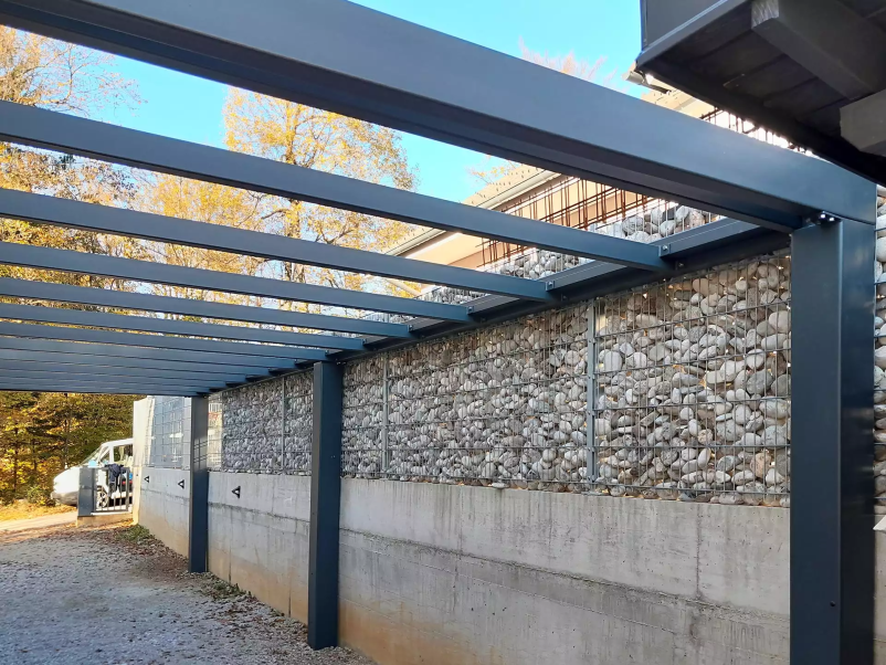 Izdelava nadstreška za avto