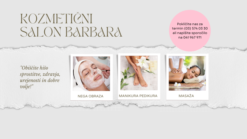 Dober kozmetični salon v Šentjurju