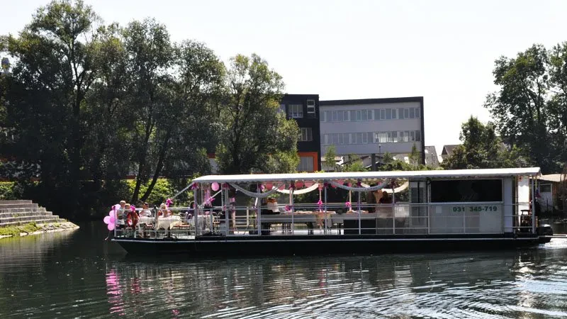 Vožnja z ladjico v Ljubljani
