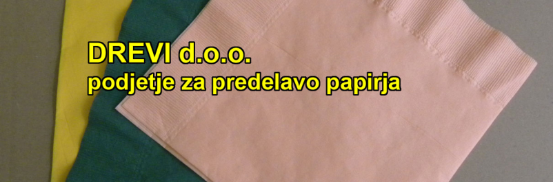 Izdelava papirnatih serviet z logotipom