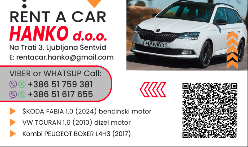 Ugoden najem avta Šentvid