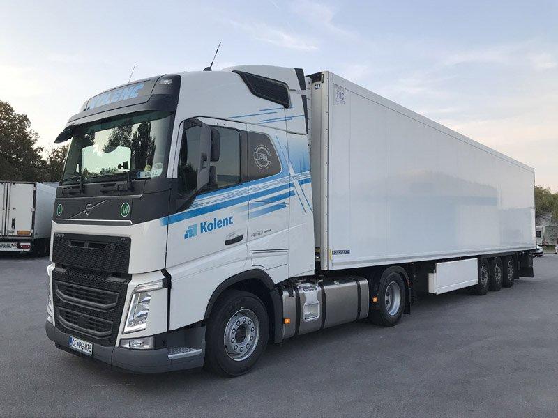 Paletni, hladilniški prevozi Grčija, Evropa