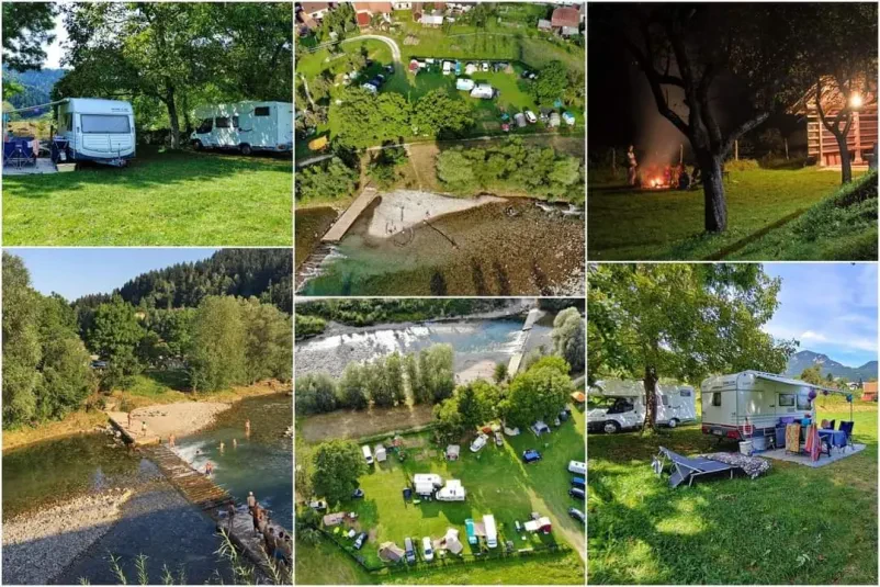 Kampiranje ob reki