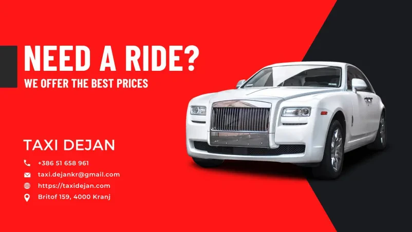Affordable taxi service Kranj