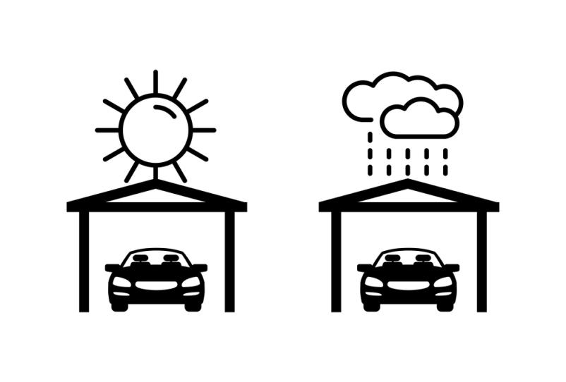 Montaža nadstreška za avto