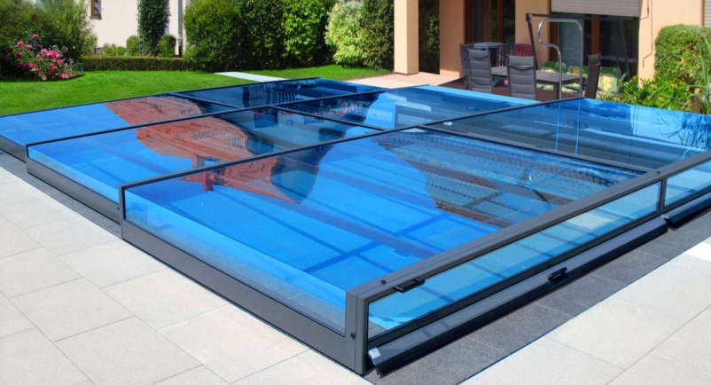 Bazenske strehe in nadstreški po naročilu Slovenija