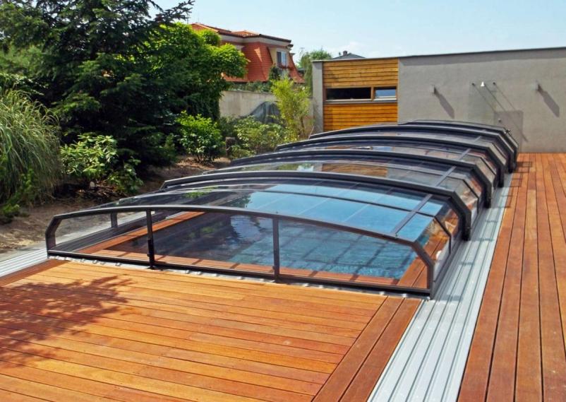 Custom pool covers and canopies in Slovenia and Europe