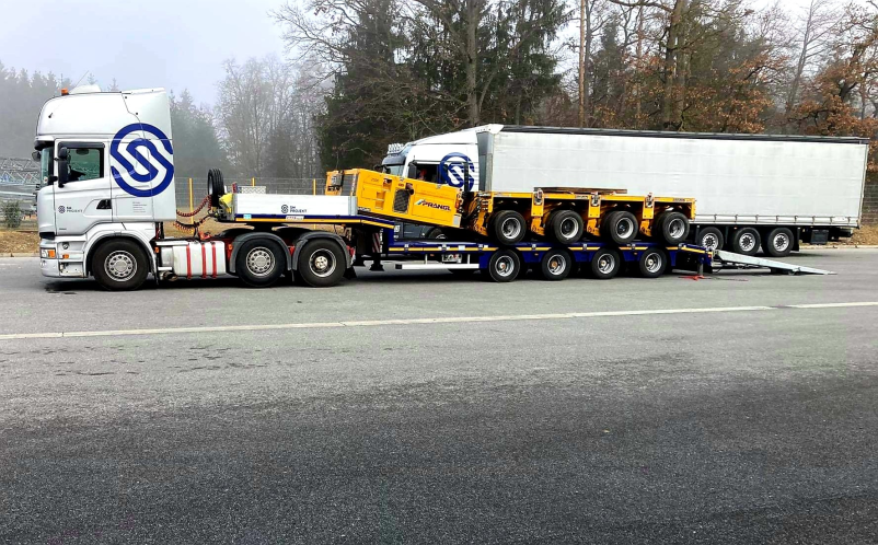 Moving of industrial machinery in Slovenia