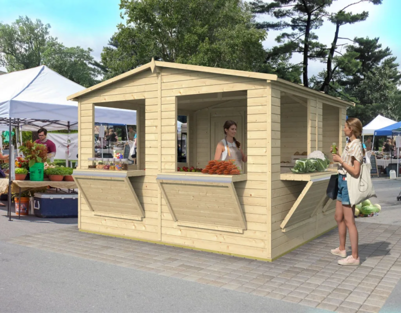 Prodaja lesenih prodajnih kioskov Slovenija