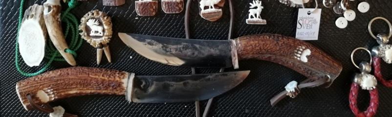 Ročno izdelani noži iz roževine