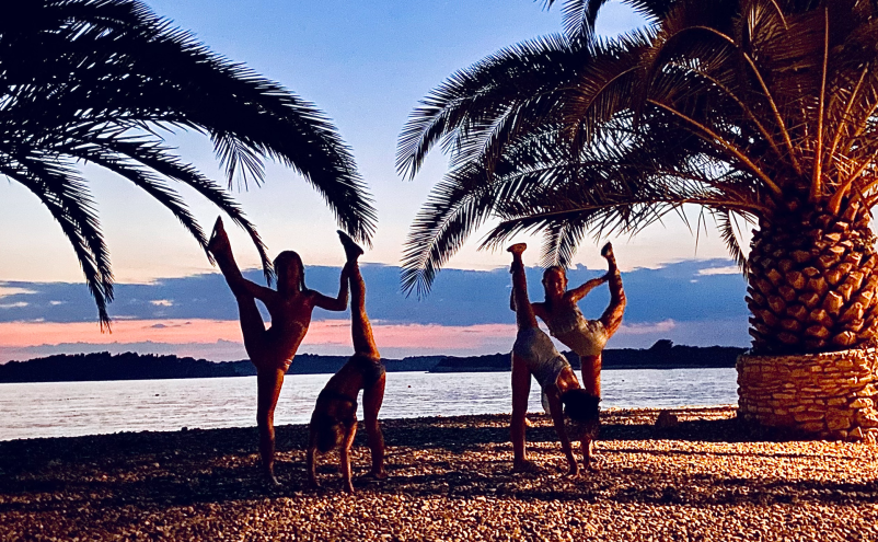 Obisk poletne šole ritmične gimnastike iz Pomurja