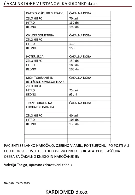 Pokličite nas za kvaliteten ultrazvok srca na Ptuju