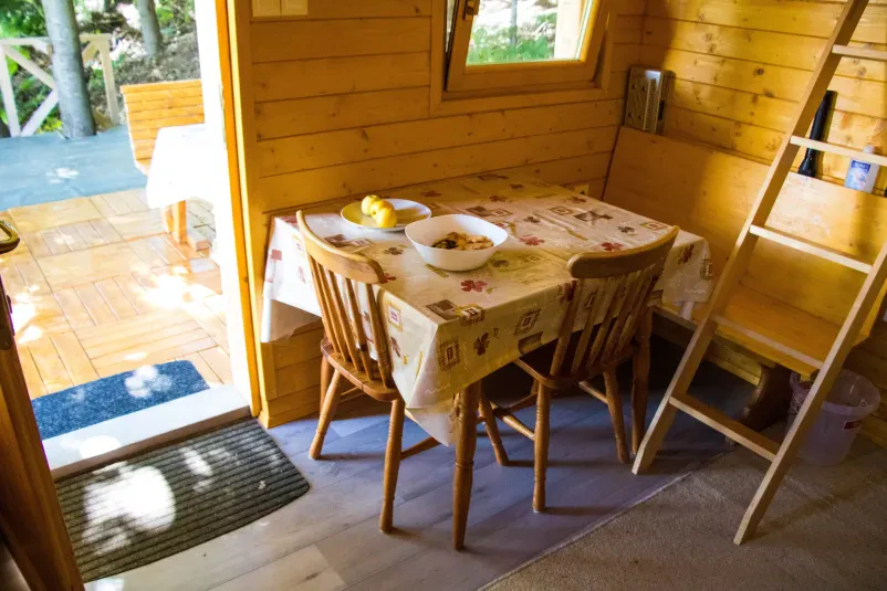 Najem lesene glamping hiške Gorenjska
