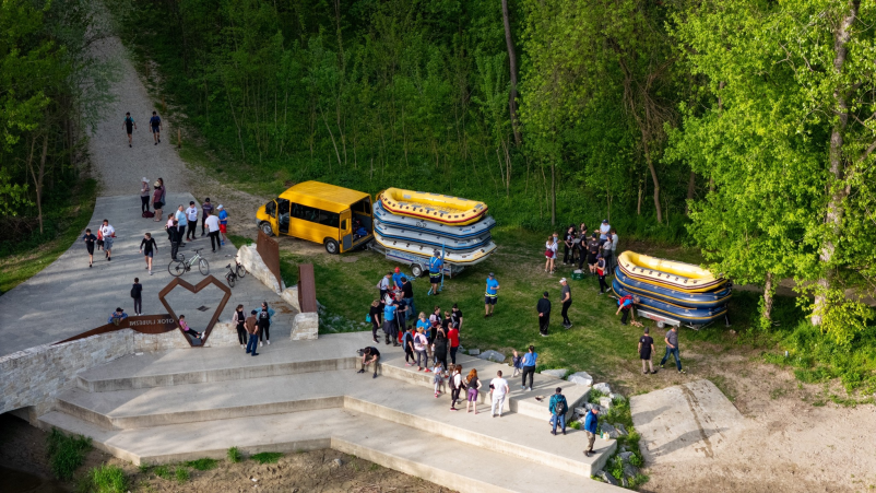 Spust po reki Muri Prekmurje