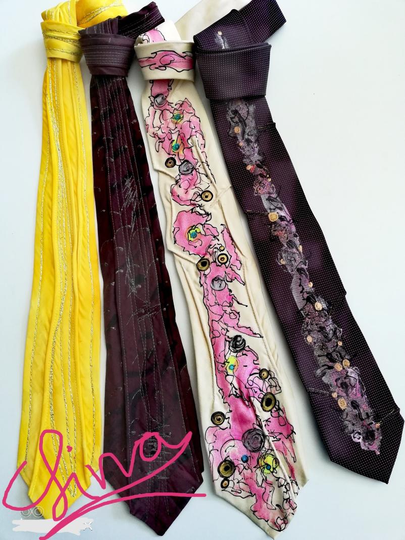 Poslikava svilenih rut, oblačila iz svile