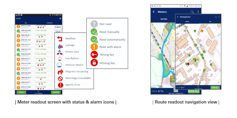 Advanced software for reading water meters Slovenia