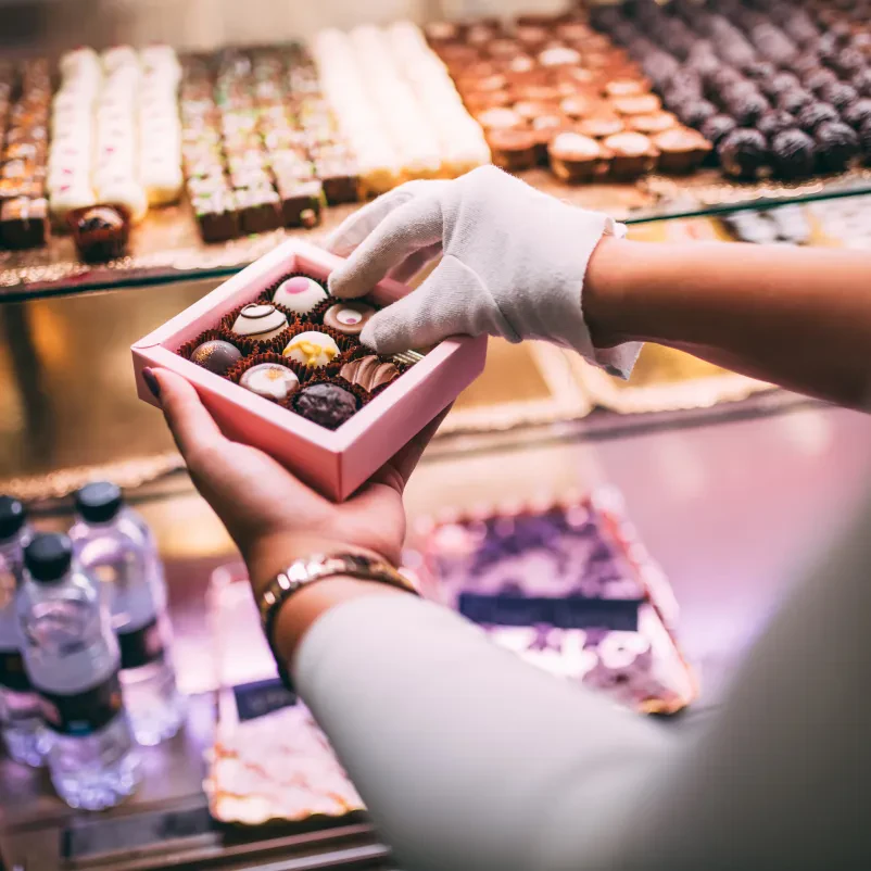 Chocolate shop in 