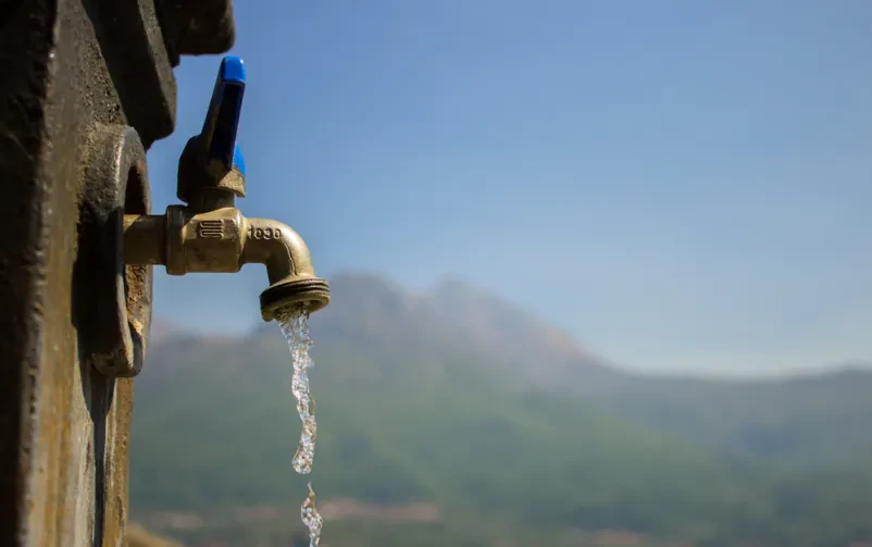 Čiščenje cevovodov pitne vode Srednja vas v Bohinju