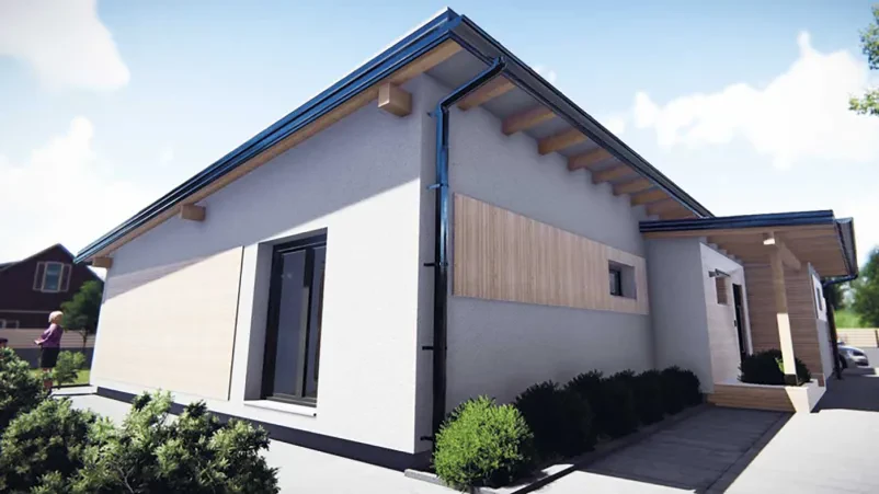 Holzskelett-Hausbau in Slowenien