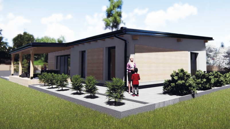 Holzskelett-Hausbau in Slowenien