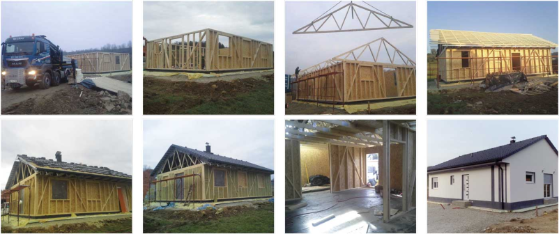 Günstiger Holzskelett-Hausbau in Slowenien
