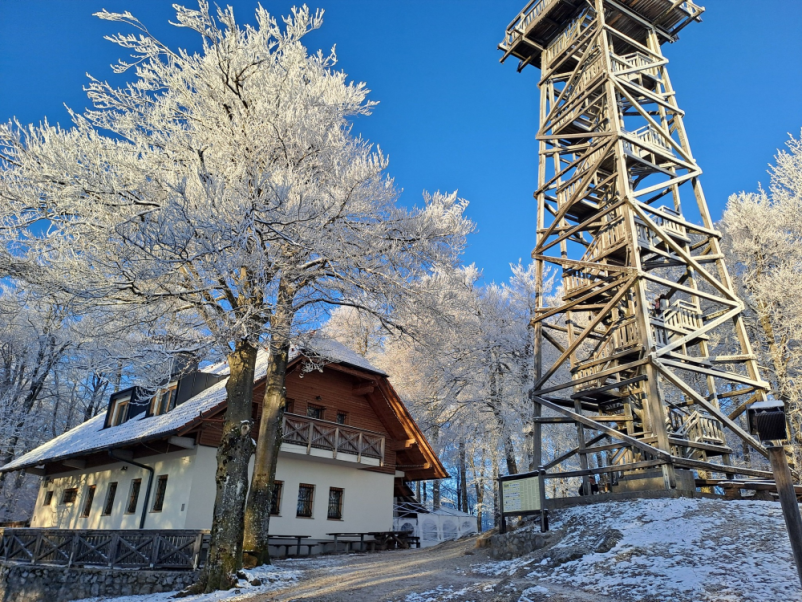 Koča na Planini nad Vrhniko