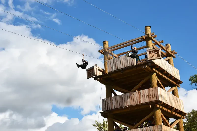 Adrenalinski zipline Vinarium