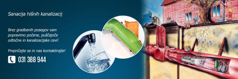 Čiščenje kanalizacije Osrednja Slovenija