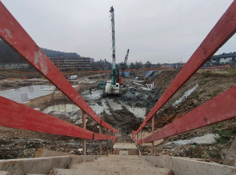 Vrtalna dela Ljubljana, okolica