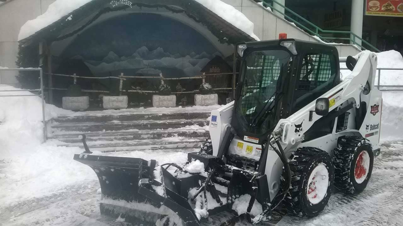 Pluženje snega na Gorenjskem