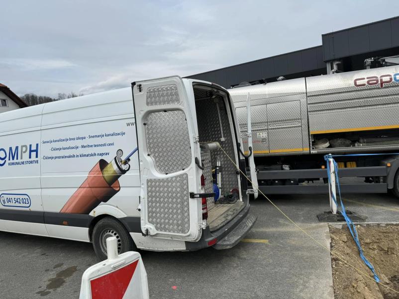 Pregled kanalizacije s TV kamero Novo mesto, Dolenjska