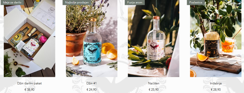Ugodna prodaja kvalitetnega slovenskega gina Slovenija