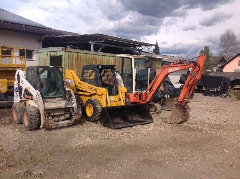 Servisiranje gradbene mehanizacije Slovenija