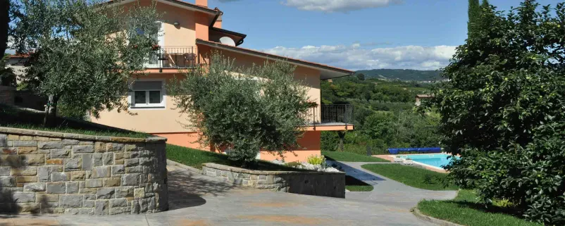 Obisk turistične kmetije s sobami v Goriških Brdih