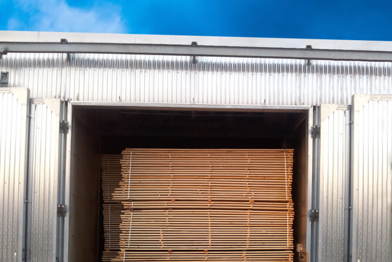 Sušenje lesa Radlje ob Dravi, Koroška, Slovenija