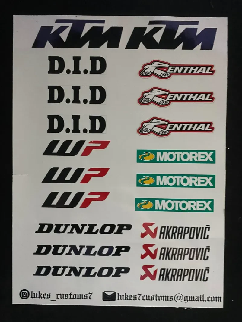 Aufkleber für Motorsport-Teams Österreich