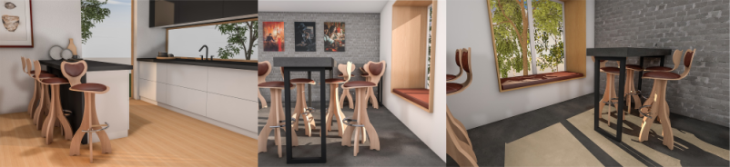 Izdelava lesenih delov za stole Slovenija