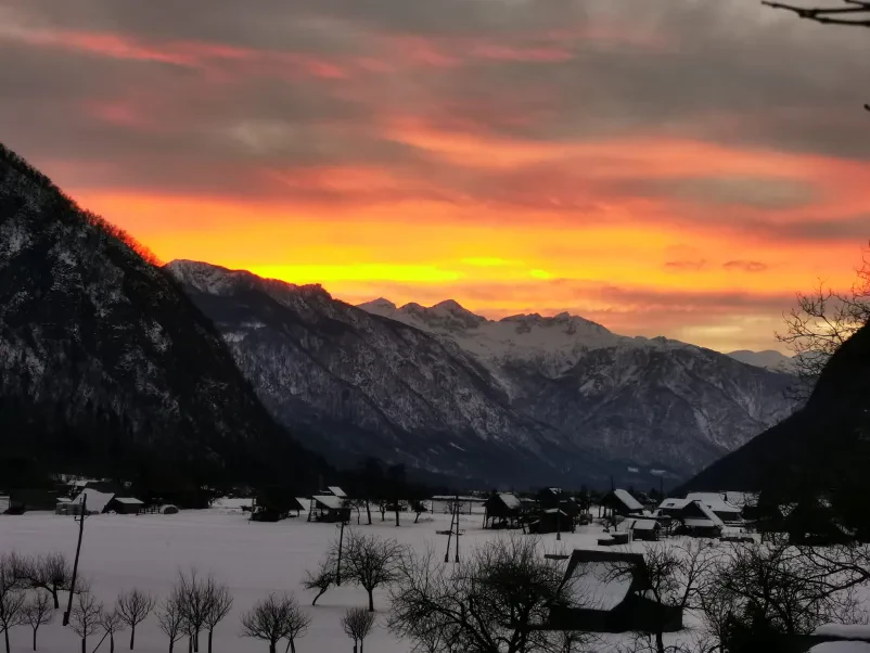 Učenje smučanja Srednja vas v Bohinju