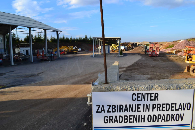 Prevzem gradbenih odpadkov na Podravskem