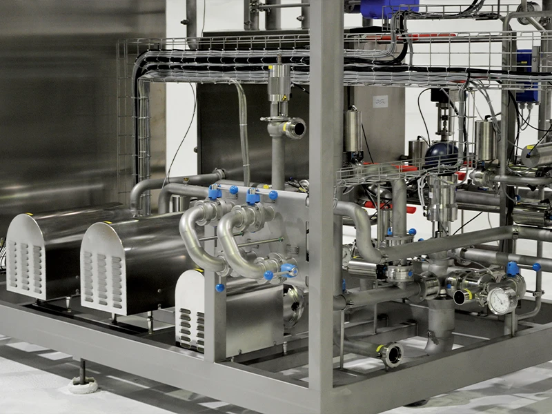 Production of industrial beverage filling machines