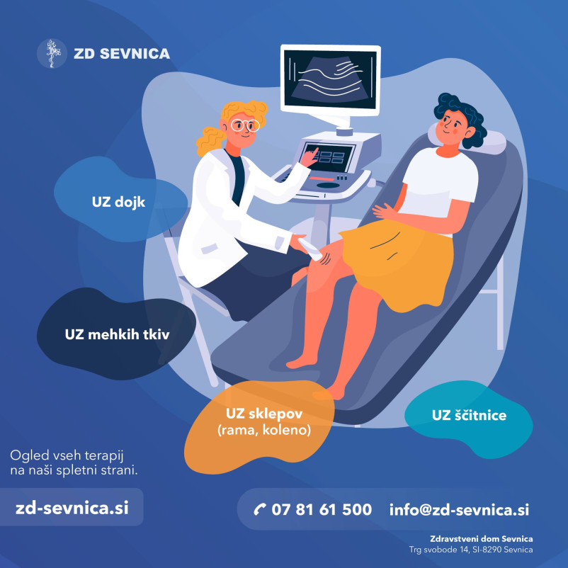 Pregled dojk z ultrazvokom Sevnica