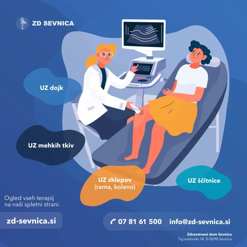 Pregled dojk z ultrazvokom Sevnica