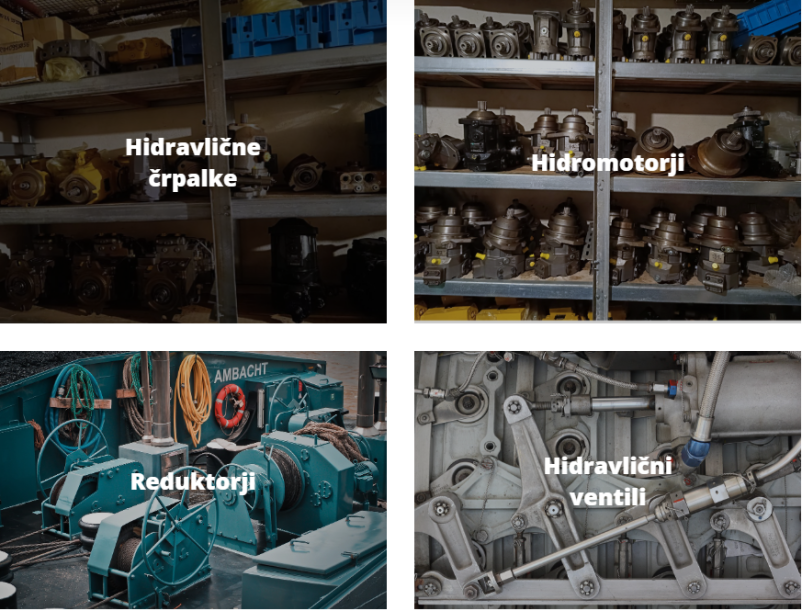 Servis in prodaja hidravličnih komponent Slovenija