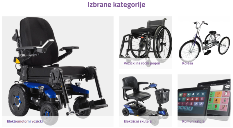 Podaja invalidskih elektromotornih vozičkov Ljubljana