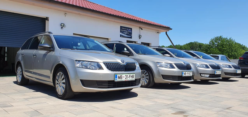 Popravilo vozil po toči Ptuj